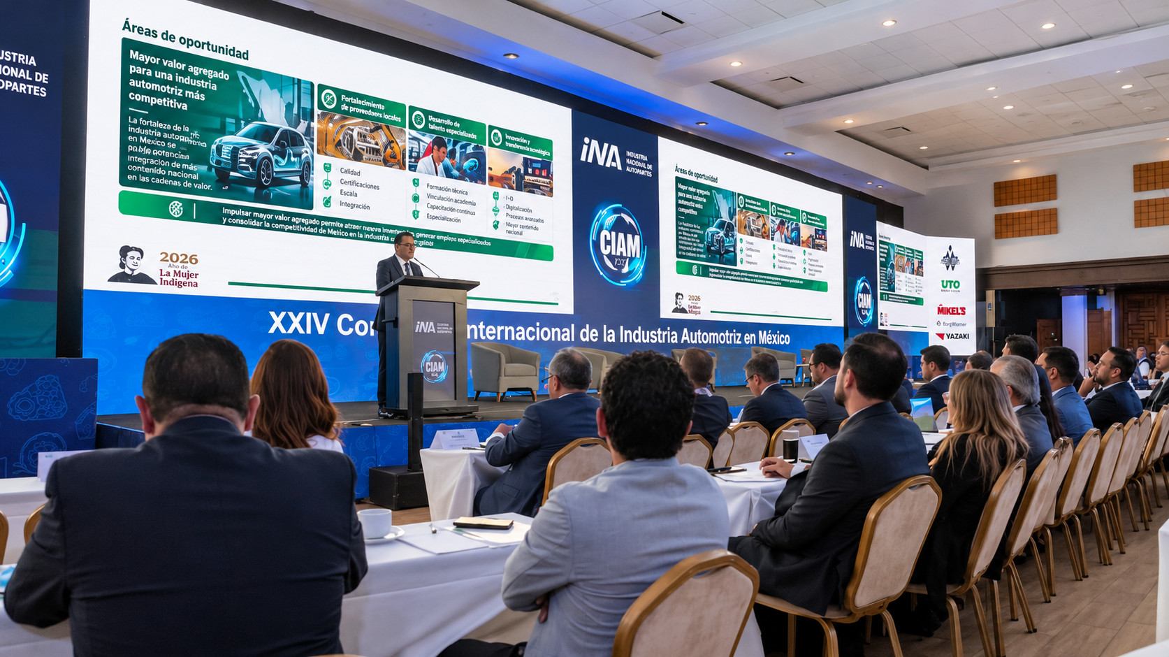 Sinaloa fortalece su presencia en el sector automotriz durante el XXIV Congreso Internacional CIIAM y valida su estrategia de atracción de inversiones