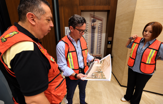 Supervisan avances de la construcción del Hotel Fiesta Americana Zona Dorada en Mazatlán